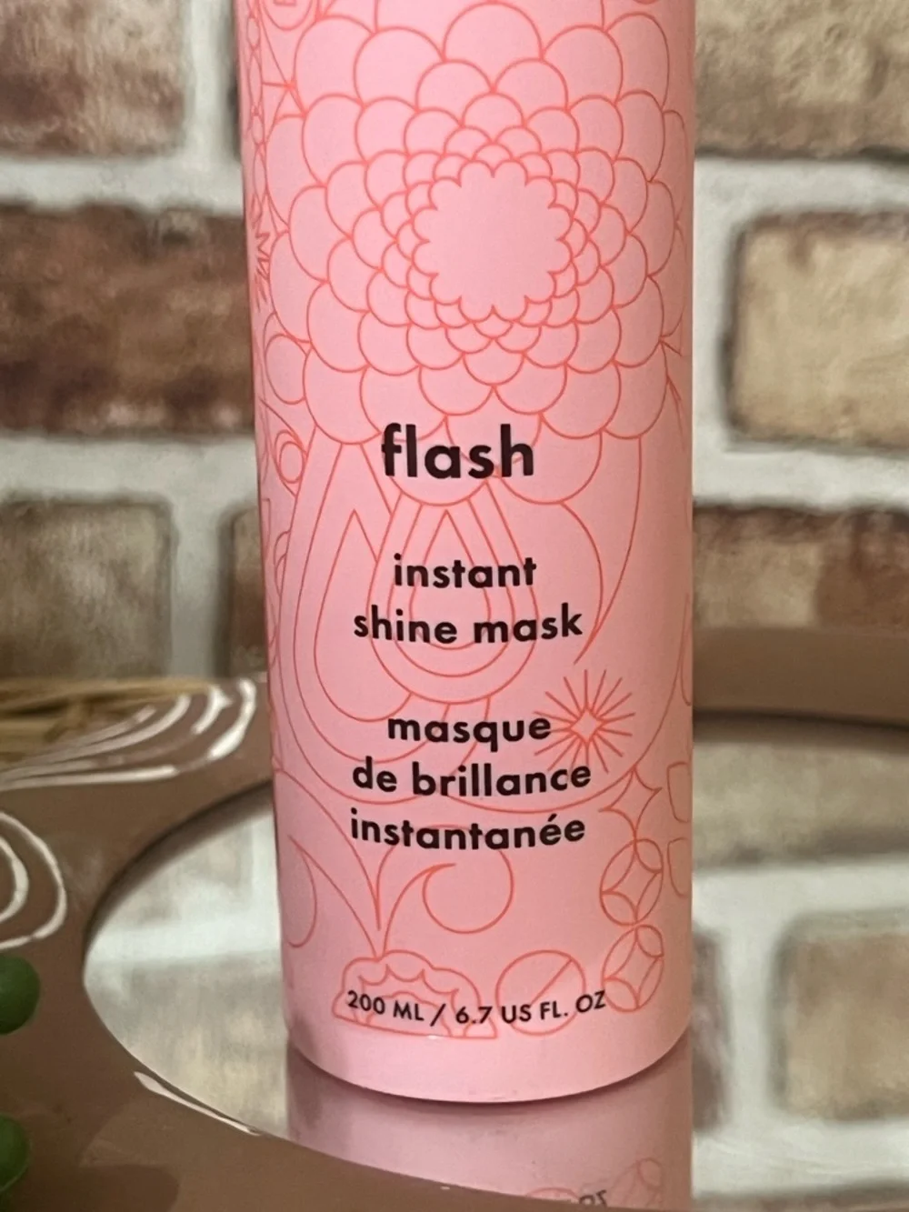 amika Flash Instant Shine Mask with Coral Cap